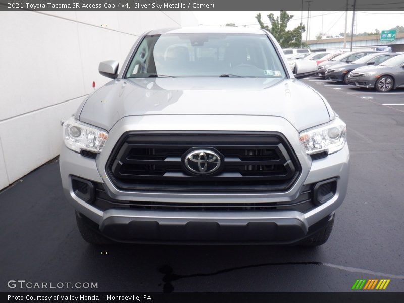 Silver Sky Metallic / Cement 2021 Toyota Tacoma SR Access Cab 4x4