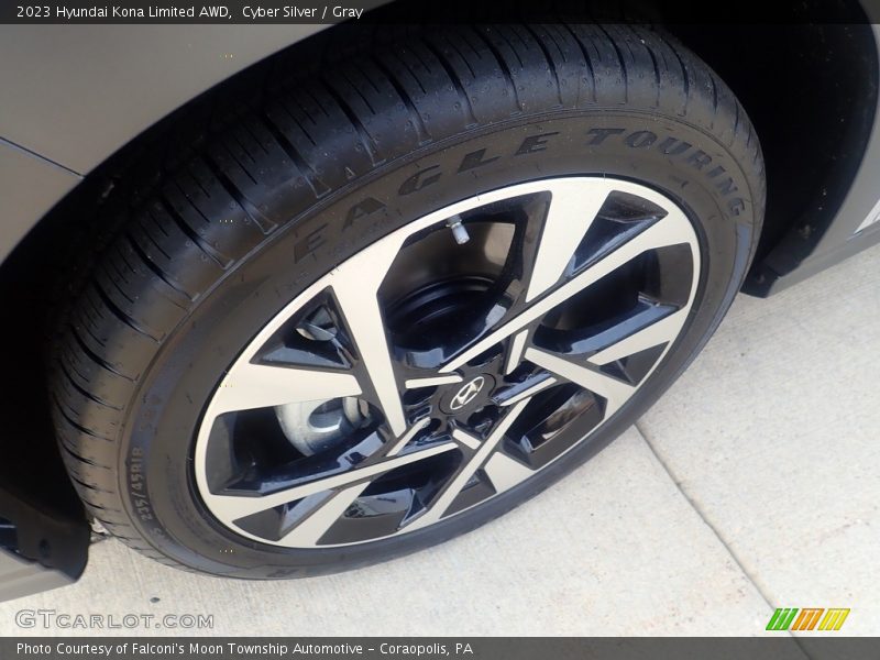 Cyber Silver / Gray 2023 Hyundai Kona Limited AWD