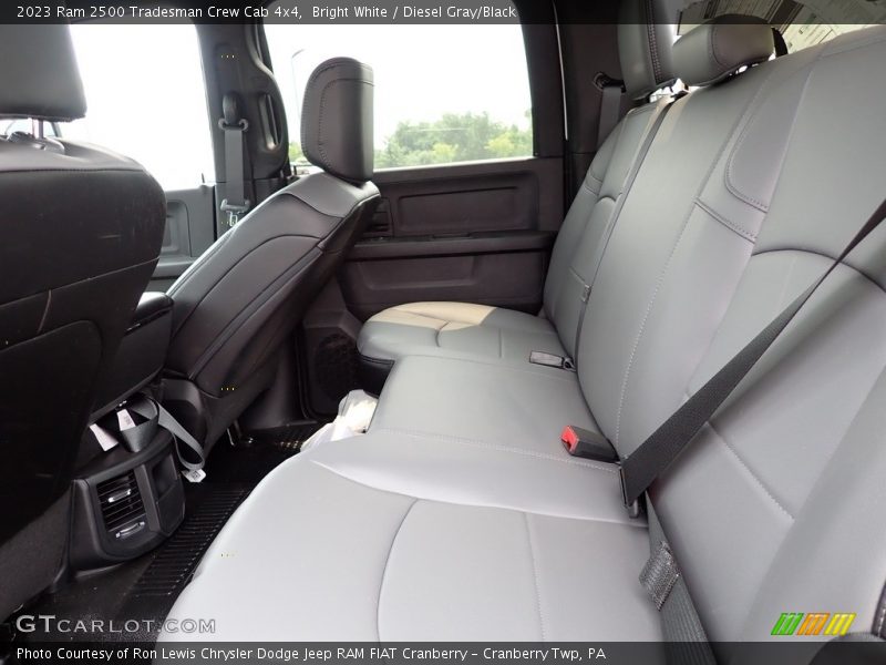 Rear Seat of 2023 2500 Tradesman Crew Cab 4x4