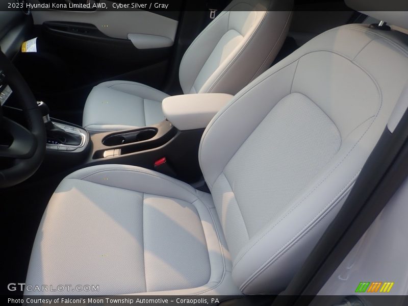 Cyber Silver / Gray 2023 Hyundai Kona Limited AWD