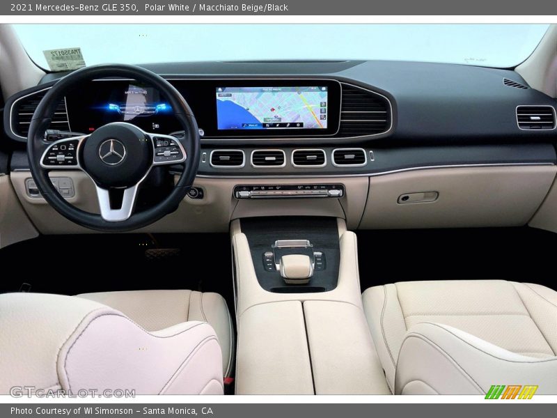 Polar White / Macchiato Beige/Black 2021 Mercedes-Benz GLE 350