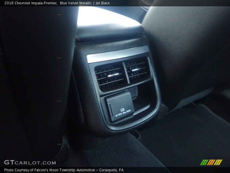 Blue Velvet Metallic / Jet Black 2018 Chevrolet Impala Premier