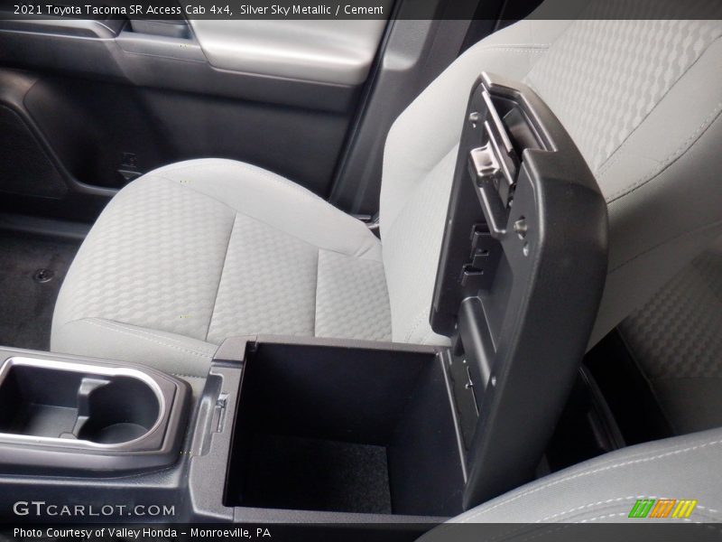 Silver Sky Metallic / Cement 2021 Toyota Tacoma SR Access Cab 4x4