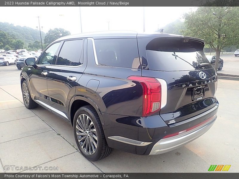 Moonlight Cloud / Navy/Beige 2023 Hyundai Palisade Calligraphy AWD