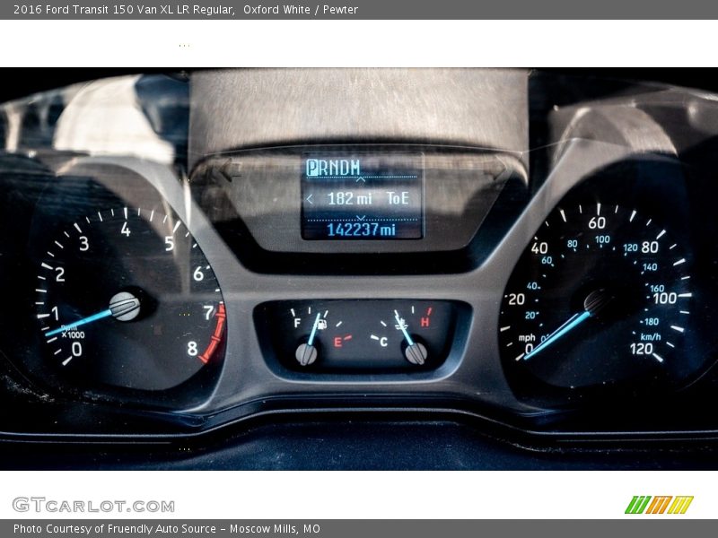 Oxford White / Pewter 2016 Ford Transit 150 Van XL LR Regular