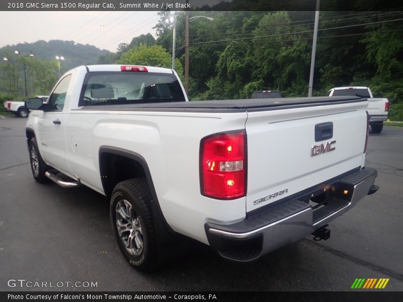 Summit White / Jet Black 2018 GMC Sierra 1500 Regular Cab