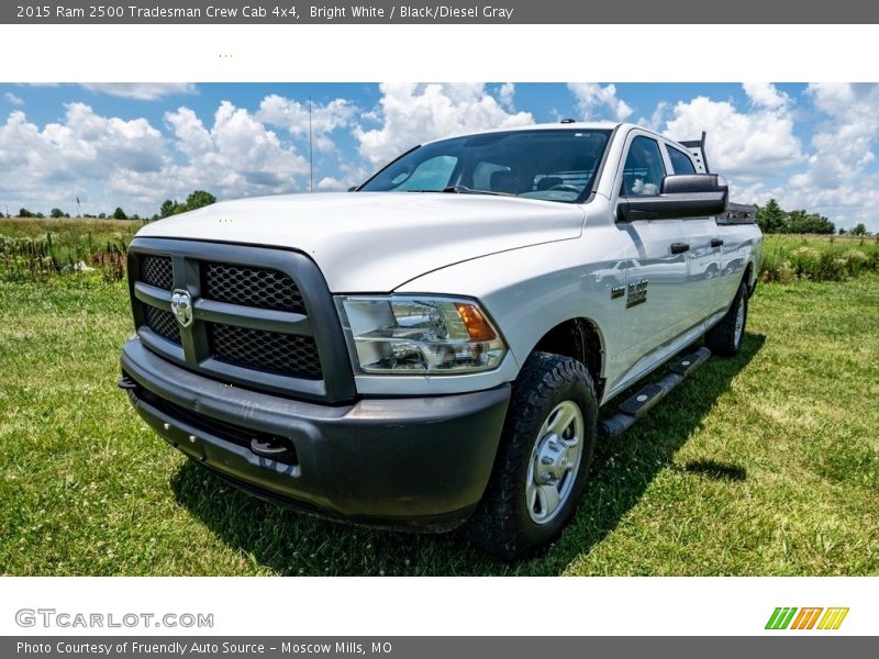 Bright White / Black/Diesel Gray 2015 Ram 2500 Tradesman Crew Cab 4x4