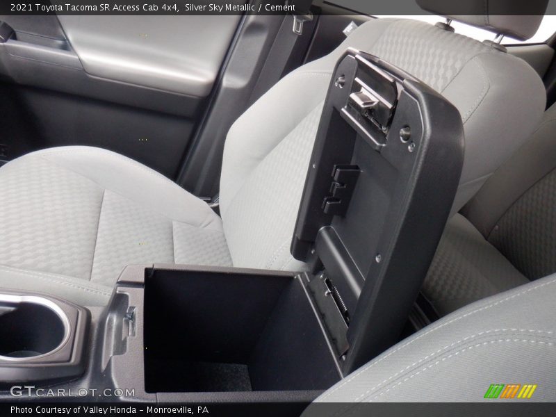 Silver Sky Metallic / Cement 2021 Toyota Tacoma SR Access Cab 4x4