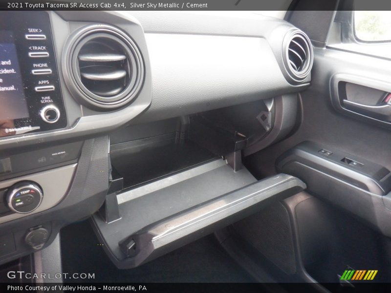 Silver Sky Metallic / Cement 2021 Toyota Tacoma SR Access Cab 4x4