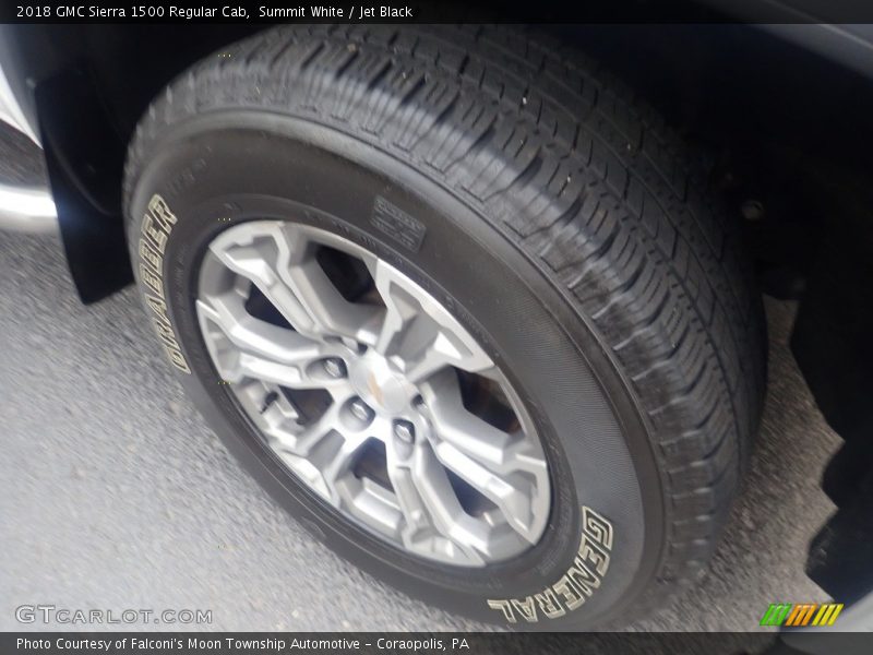 Summit White / Jet Black 2018 GMC Sierra 1500 Regular Cab