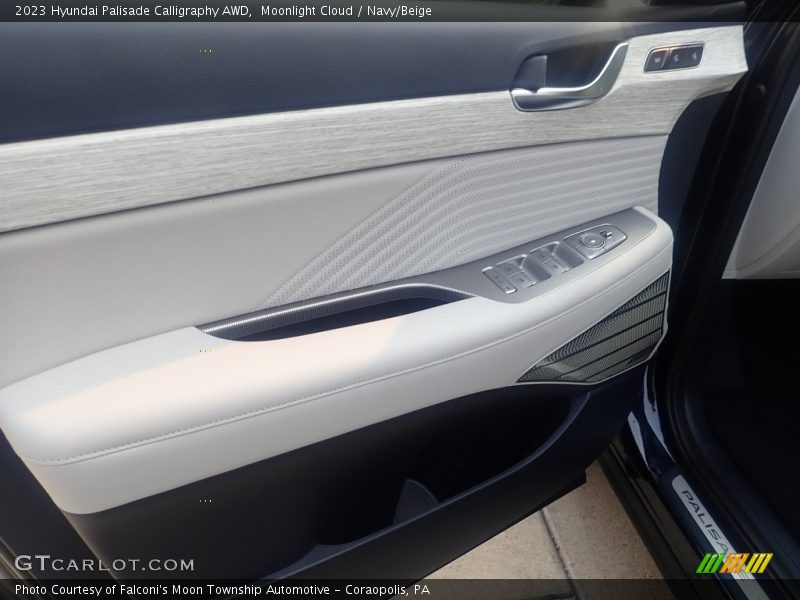 Moonlight Cloud / Navy/Beige 2023 Hyundai Palisade Calligraphy AWD