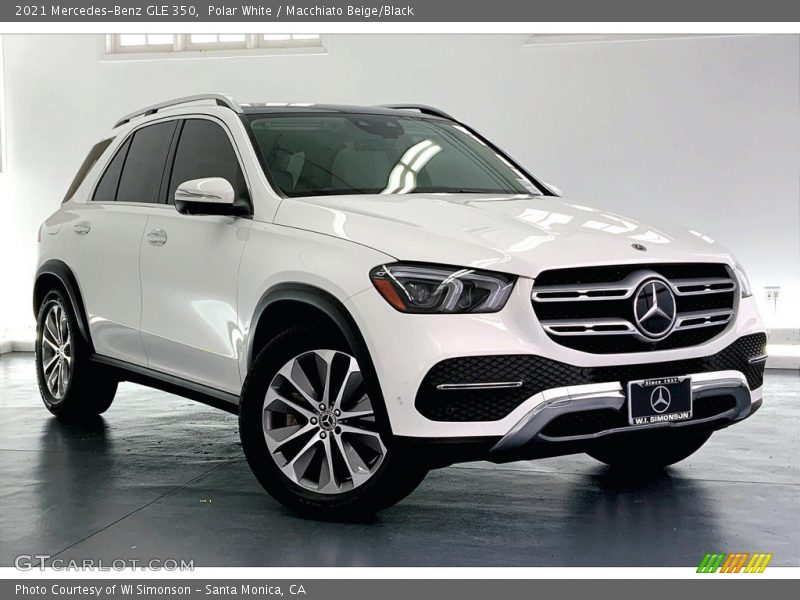 Polar White / Macchiato Beige/Black 2021 Mercedes-Benz GLE 350