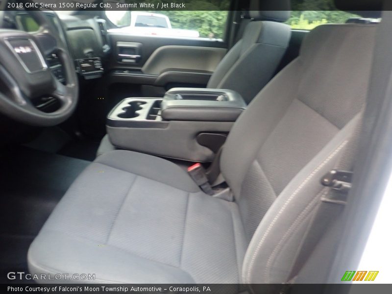 Summit White / Jet Black 2018 GMC Sierra 1500 Regular Cab