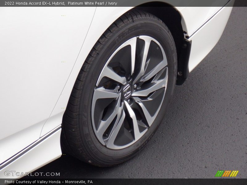 Platinum White Pearl / Ivory 2022 Honda Accord EX-L Hybrid