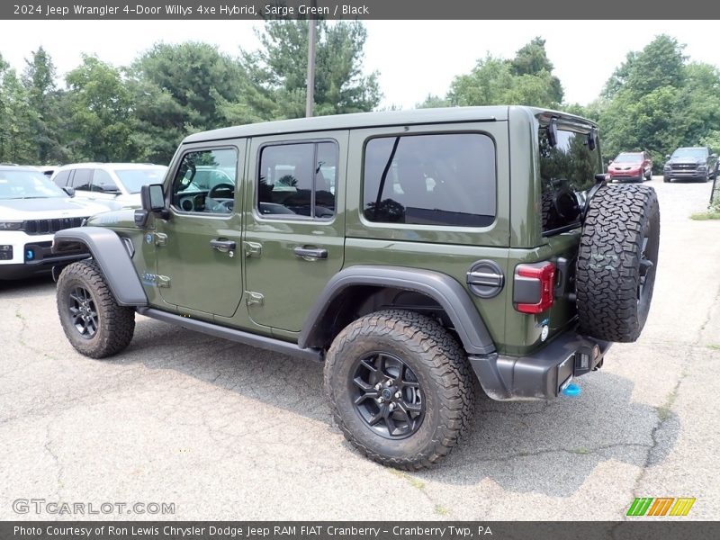 Sarge Green / Black 2024 Jeep Wrangler 4-Door Willys 4xe Hybrid