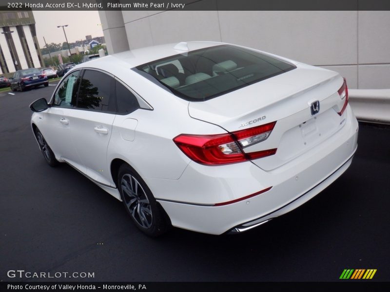 Platinum White Pearl / Ivory 2022 Honda Accord EX-L Hybrid