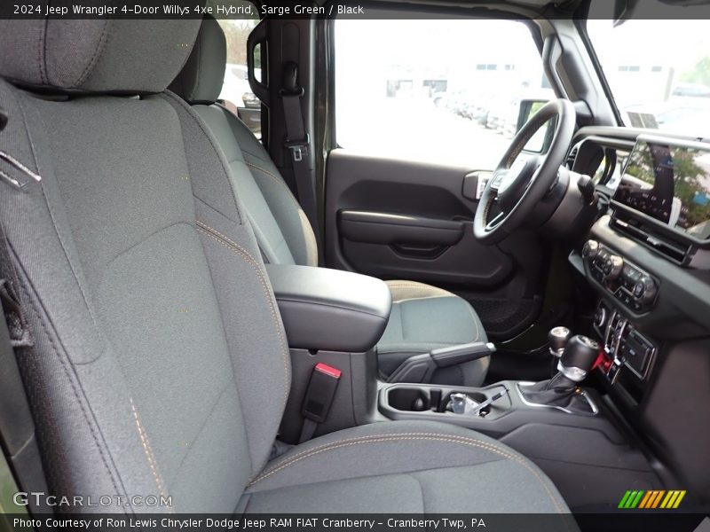 Front Seat of 2024 Wrangler 4-Door Willys 4xe Hybrid