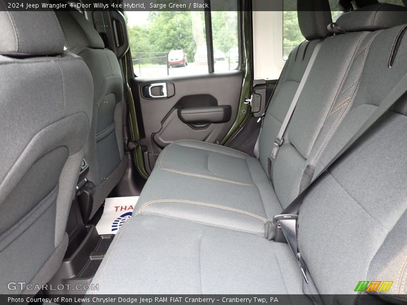 Rear Seat of 2024 Wrangler 4-Door Willys 4xe Hybrid