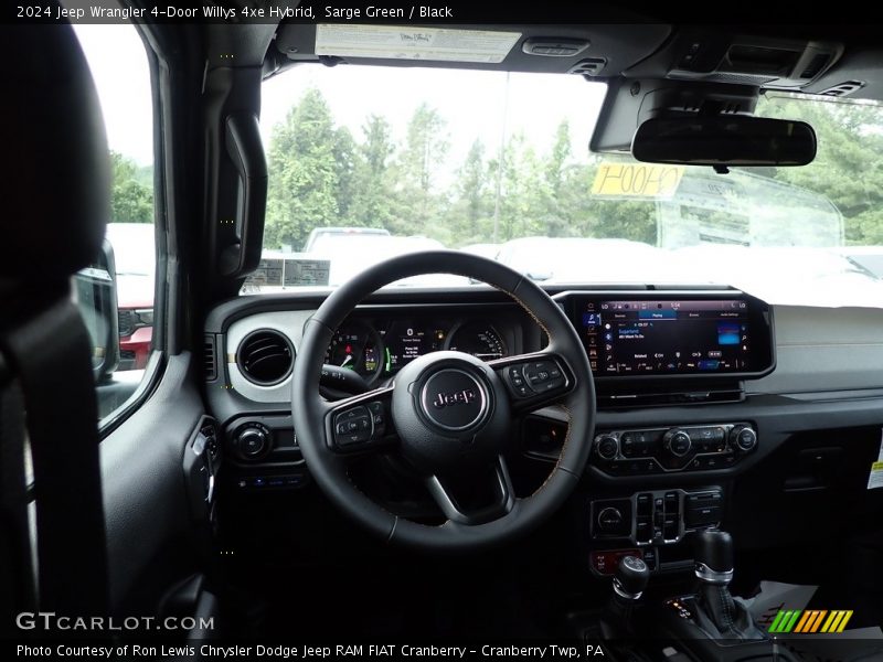 Dashboard of 2024 Wrangler 4-Door Willys 4xe Hybrid
