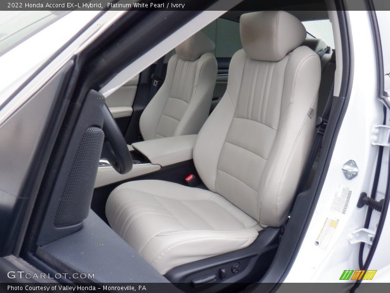 Platinum White Pearl / Ivory 2022 Honda Accord EX-L Hybrid