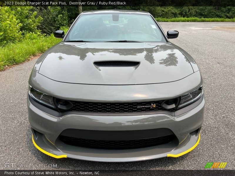 Destroyer Gray / Ruby Red/Black 2023 Dodge Charger Scat Pack Plus