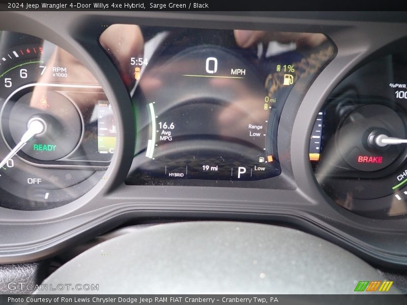  2024 Wrangler 4-Door Willys 4xe Hybrid Willys 4xe Hybrid Gauges
