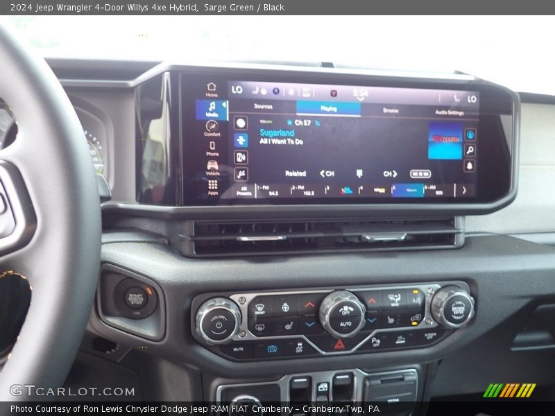 Controls of 2024 Wrangler 4-Door Willys 4xe Hybrid