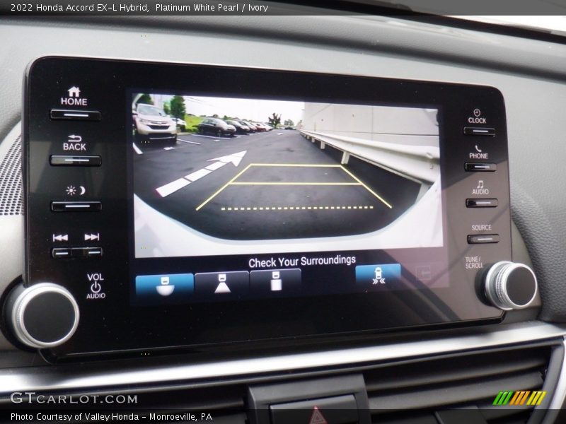 Platinum White Pearl / Ivory 2022 Honda Accord EX-L Hybrid
