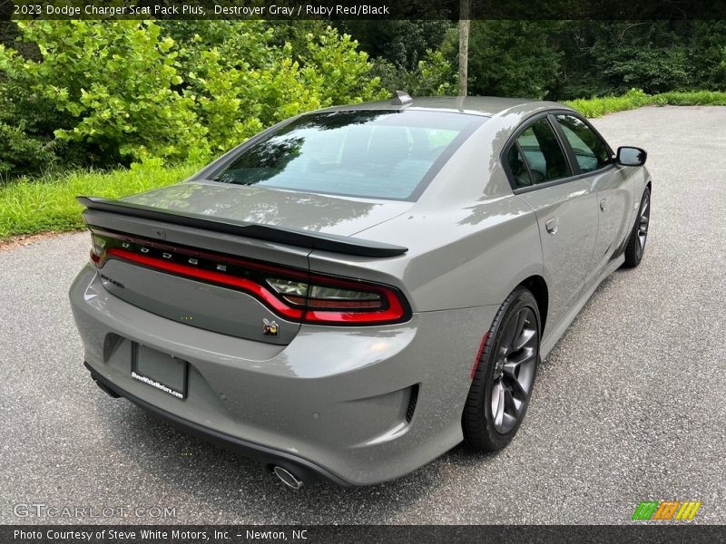 Destroyer Gray / Ruby Red/Black 2023 Dodge Charger Scat Pack Plus