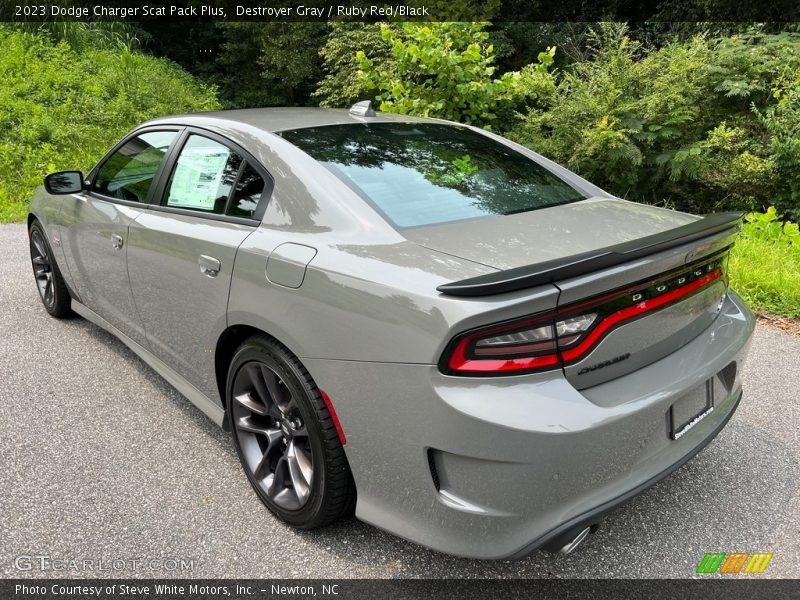 Destroyer Gray / Ruby Red/Black 2023 Dodge Charger Scat Pack Plus