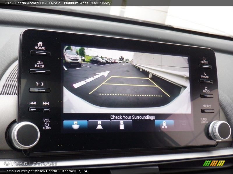 Platinum White Pearl / Ivory 2022 Honda Accord EX-L Hybrid