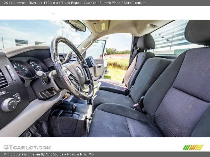 Summit White / Dark Titanium 2013 Chevrolet Silverado 1500 Work Truck Regular Cab 4x4