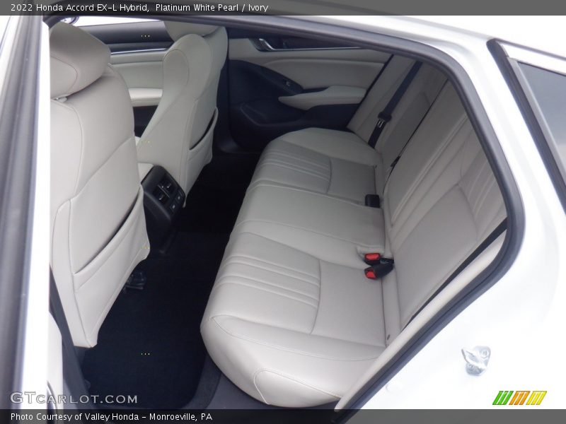 Platinum White Pearl / Ivory 2022 Honda Accord EX-L Hybrid