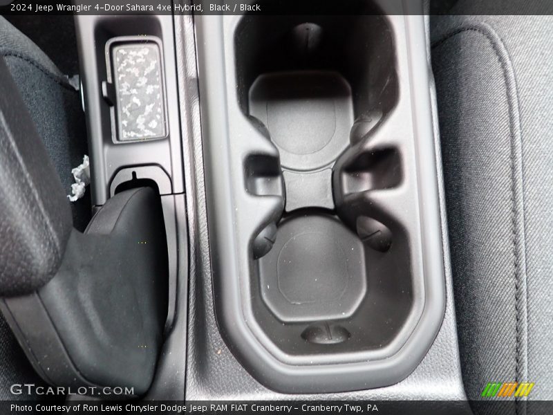 Black / Black 2024 Jeep Wrangler 4-Door Sahara 4xe Hybrid