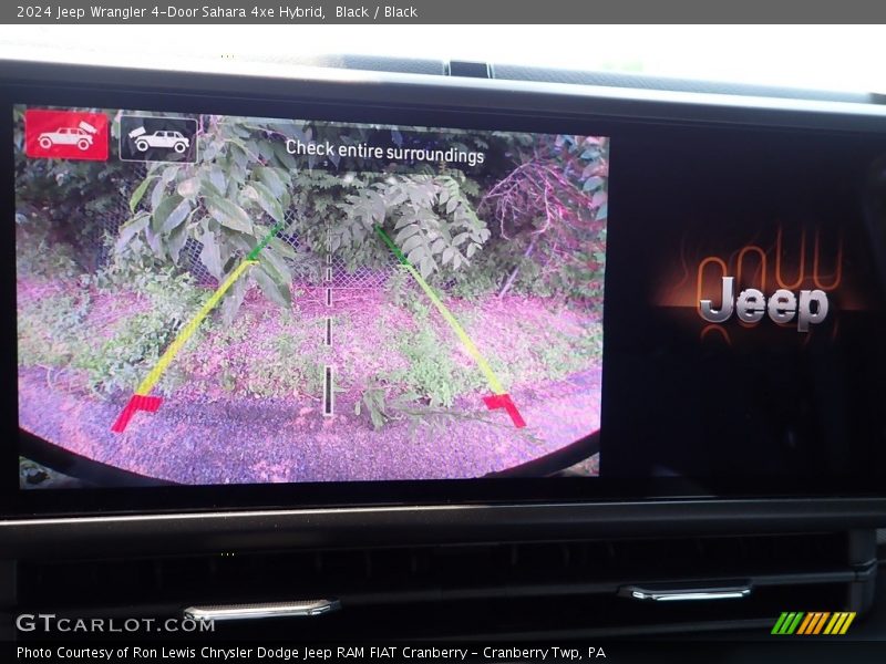 Black / Black 2024 Jeep Wrangler 4-Door Sahara 4xe Hybrid