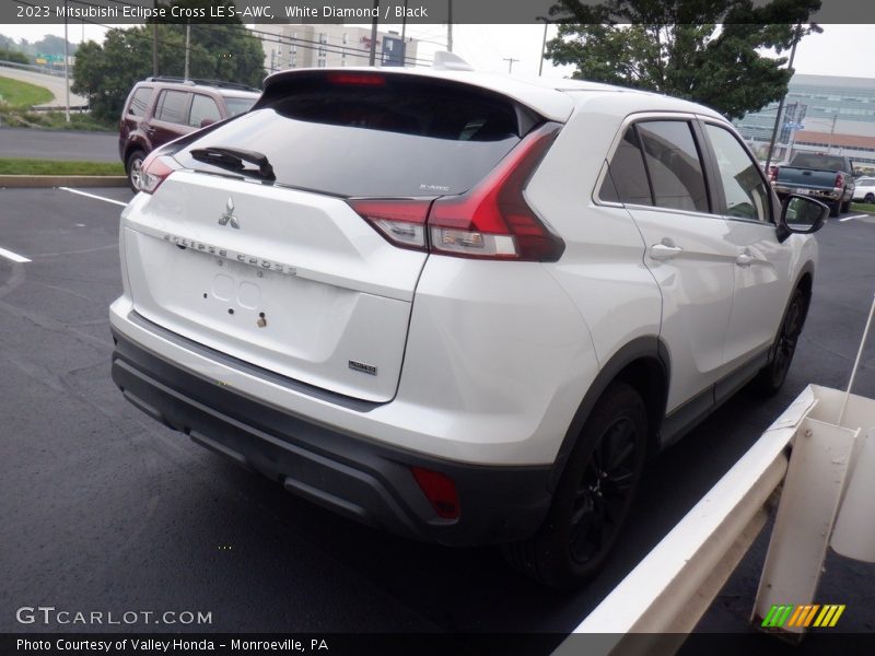 White Diamond / Black 2023 Mitsubishi Eclipse Cross LE S-AWC