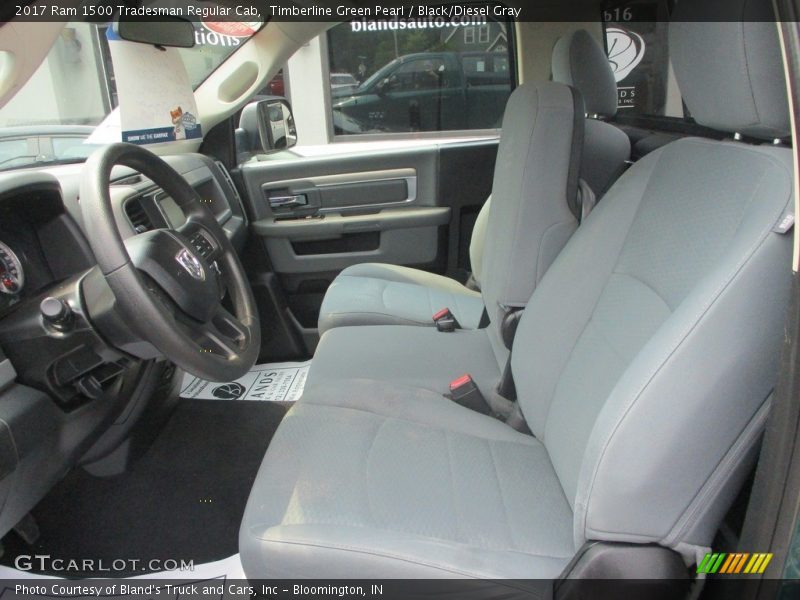 Timberline Green Pearl / Black/Diesel Gray 2017 Ram 1500 Tradesman Regular Cab
