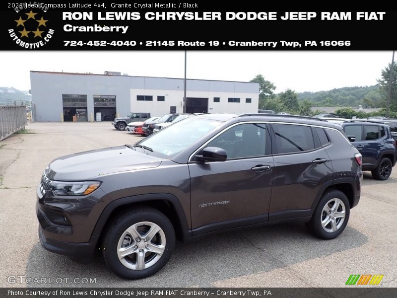 Granite Crystal Metallic / Black 2023 Jeep Compass Latitude 4x4