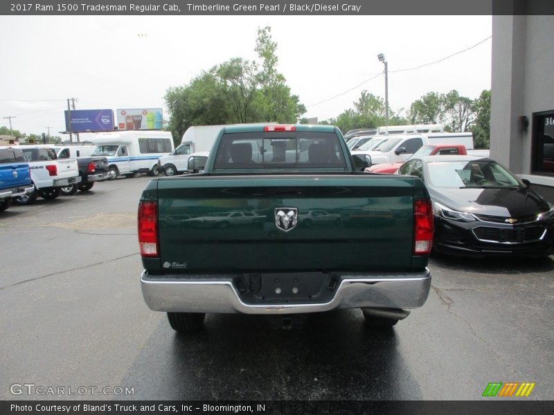 Timberline Green Pearl / Black/Diesel Gray 2017 Ram 1500 Tradesman Regular Cab