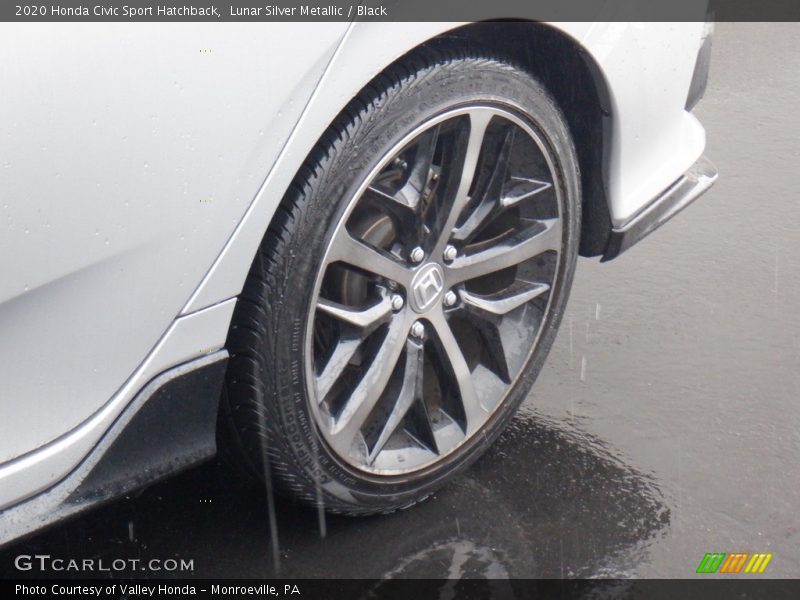 Lunar Silver Metallic / Black 2020 Honda Civic Sport Hatchback