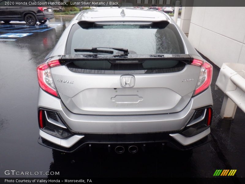 Lunar Silver Metallic / Black 2020 Honda Civic Sport Hatchback
