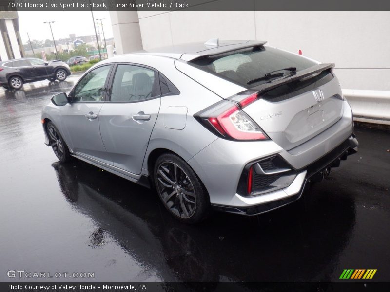 Lunar Silver Metallic / Black 2020 Honda Civic Sport Hatchback