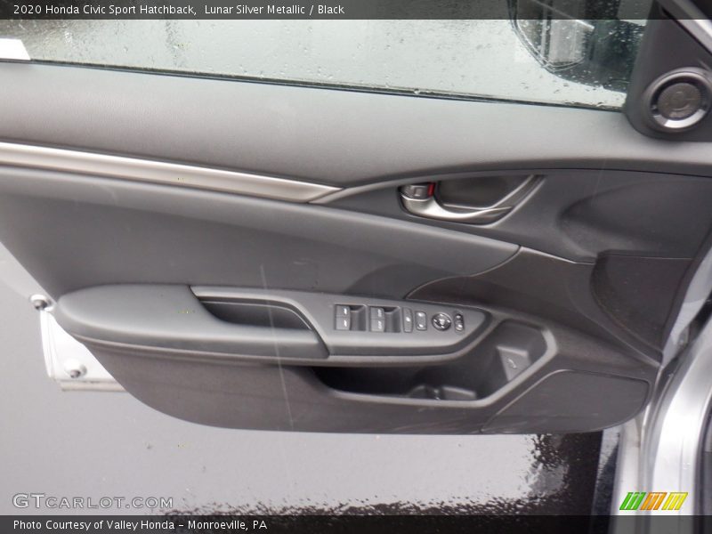 Lunar Silver Metallic / Black 2020 Honda Civic Sport Hatchback