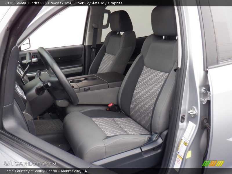 Front Seat of 2018 Tundra SR5 CrewMax 4x4