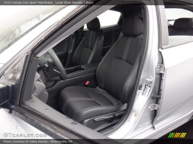 Lunar Silver Metallic / Black 2020 Honda Civic Sport Hatchback