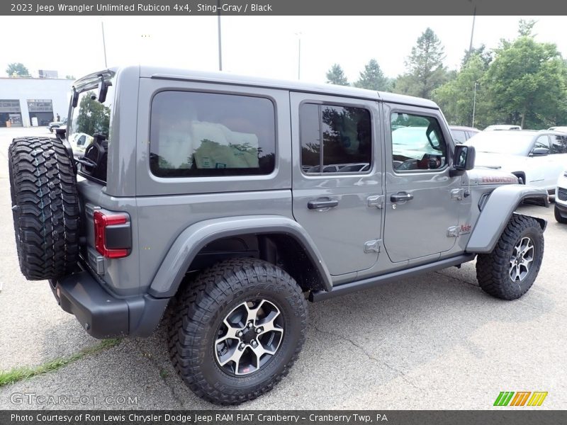 Sting-Gray / Black 2023 Jeep Wrangler Unlimited Rubicon 4x4