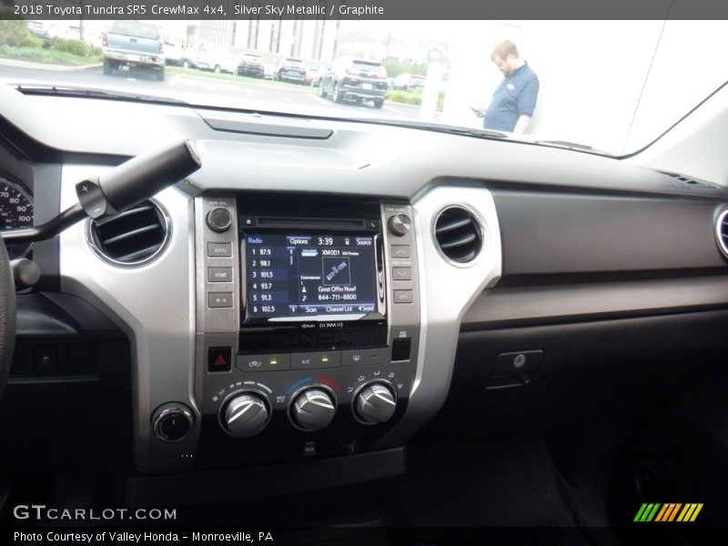 Silver Sky Metallic / Graphite 2018 Toyota Tundra SR5 CrewMax 4x4