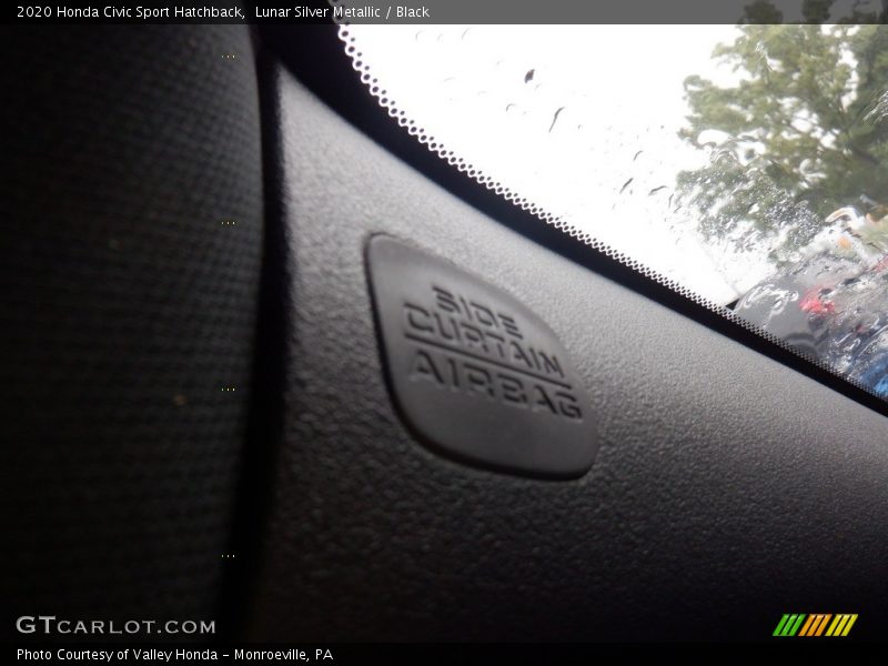 Lunar Silver Metallic / Black 2020 Honda Civic Sport Hatchback