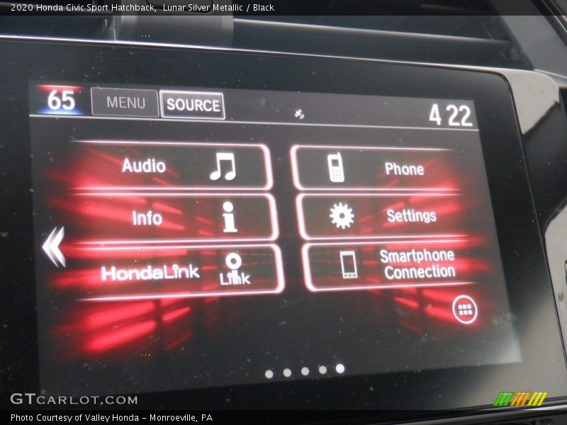 Lunar Silver Metallic / Black 2020 Honda Civic Sport Hatchback