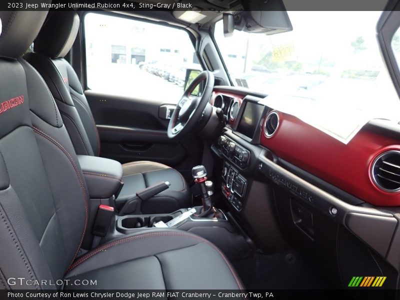 Front Seat of 2023 Wrangler Unlimited Rubicon 4x4
